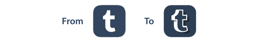 Tumblr logo редизайн