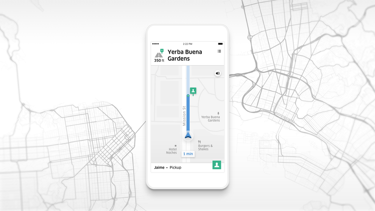 Cover image for Uber Navigation - дизайн приложения навигации для водителей