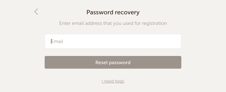 Создавайте функцию ‘Забыли пароль?’ для форм входа
