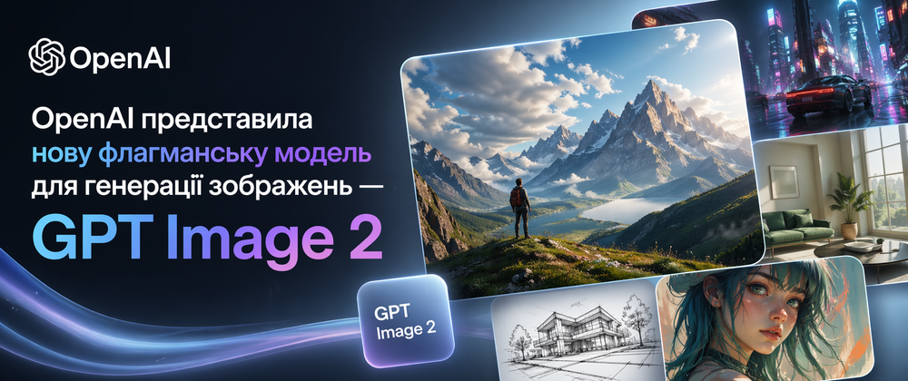 Cover image for OpenAI представила нову флагманську модель для генерації зображень — GPT Image 2