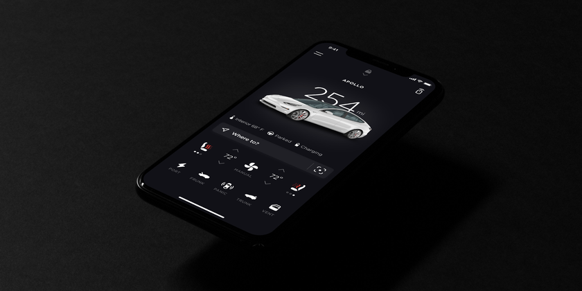Cover image for Редизайн мобильного приложения Tesla, которое мы заслуживаем