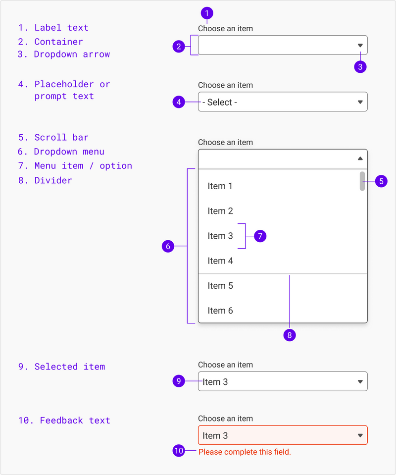 Все что нужно знать о раскрывающихся списках (dropdown) - UXPUB 🇺🇦  Дизайн-спільнота