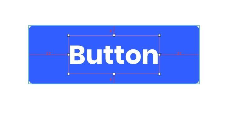 Кнопка в дизайн системе Sketch