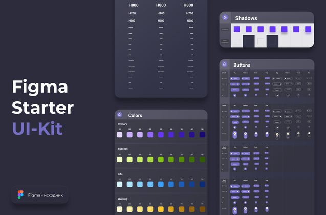 Cover image for Figma Starter UI - Kit: как дизайнеру работать быстрее (часть 1)
