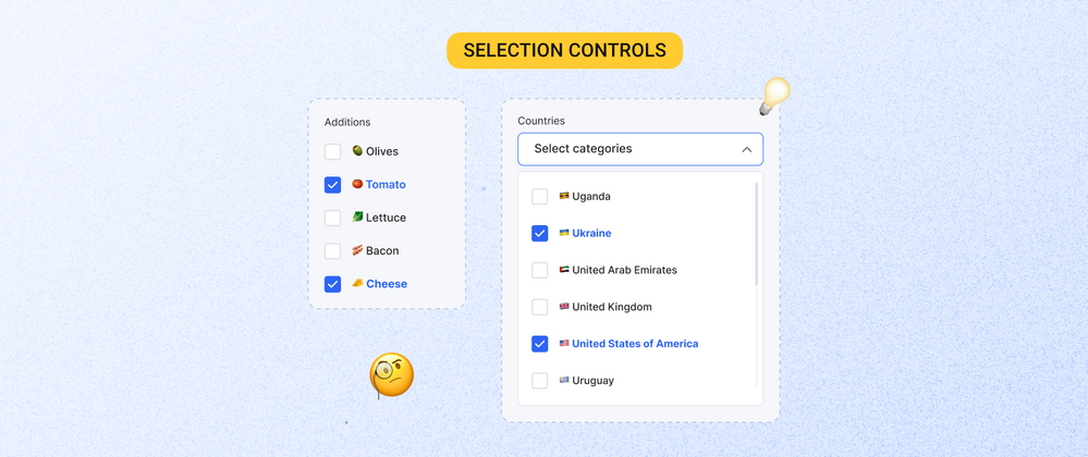 Cover image for Checkboxes VS Multi-select dropdown and Radio buttons
