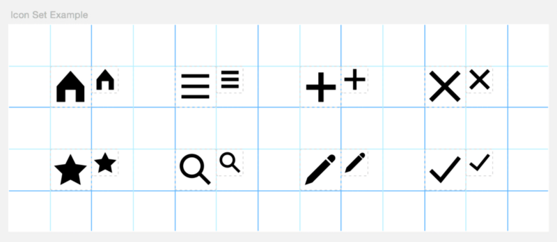 Шрифтовые иконки в Sketch и Grunt - метрики иконок