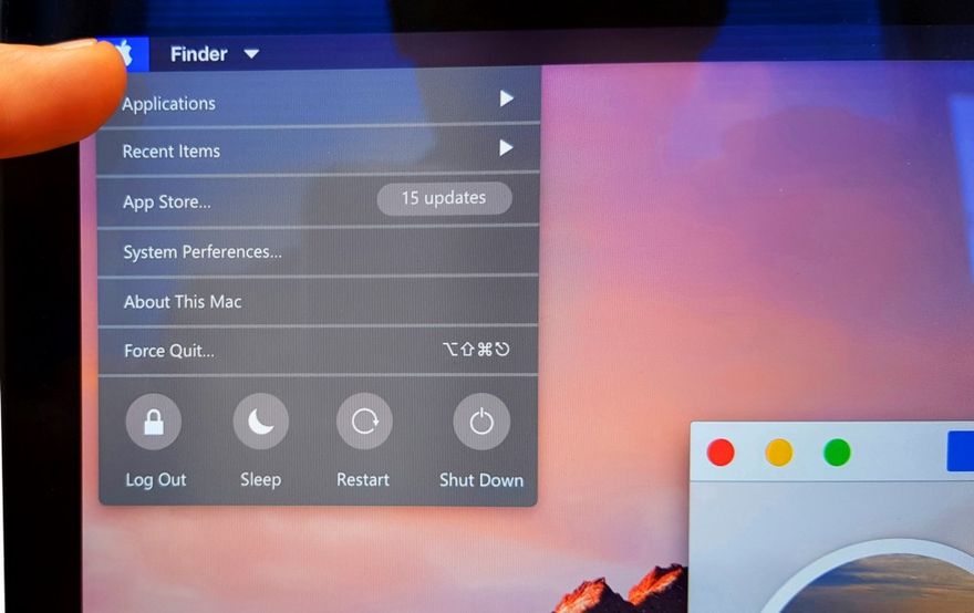Новое модернизированное Apple меню – сенсорное и реорганизованное!