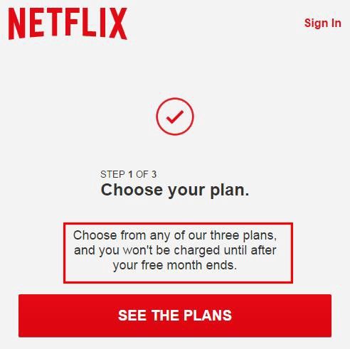 Netflix отмена подписки