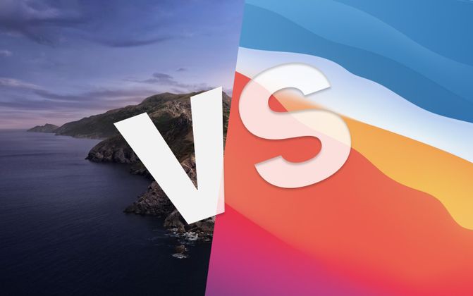 Cover image for Визуальное сравнение дизайна macOS Catalina и Big Sur