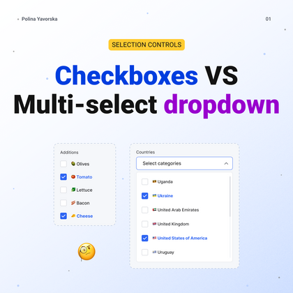 Cover image for Checkboxes VS Multi-select dropdown