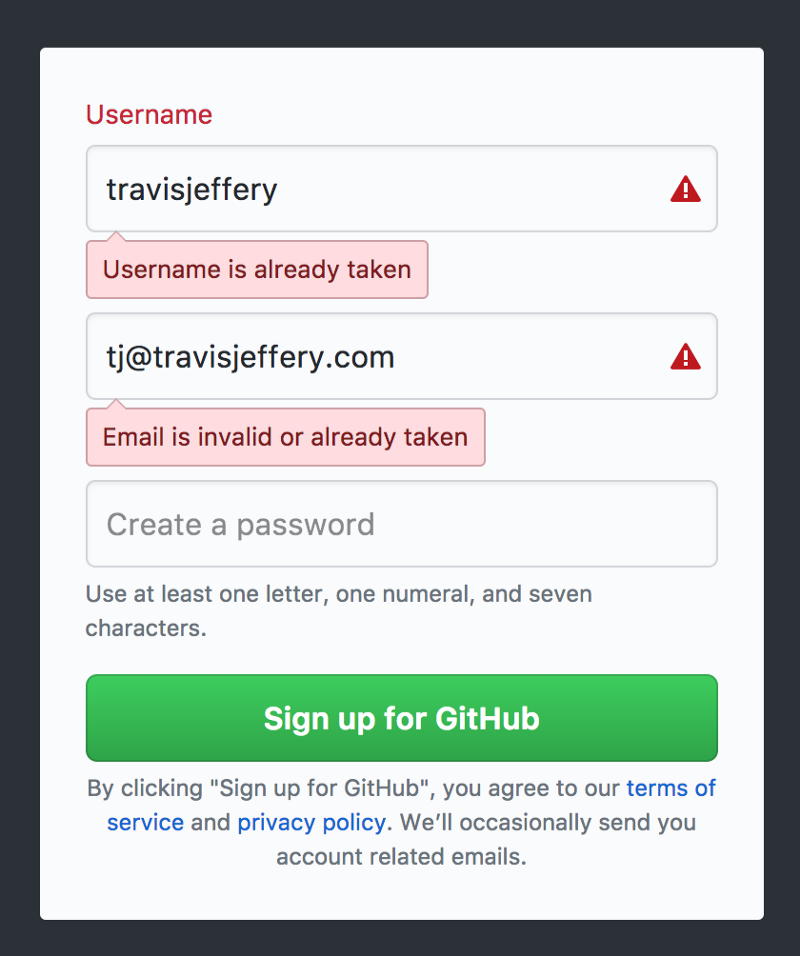 GitHub’s теперь вы знаете мое имя пользователя