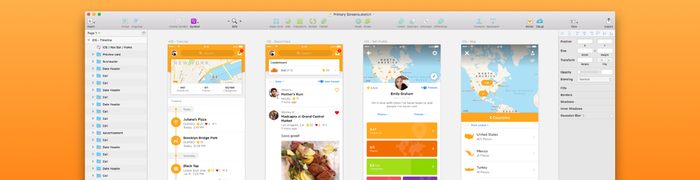 Cover image for Как мы разрабатывали дизайн Foursquare Swarm 5.0