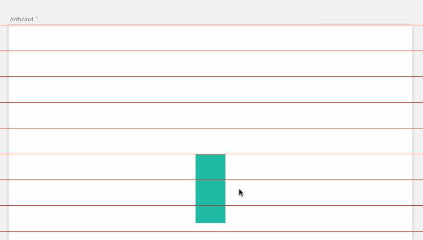 align top to previous grid line