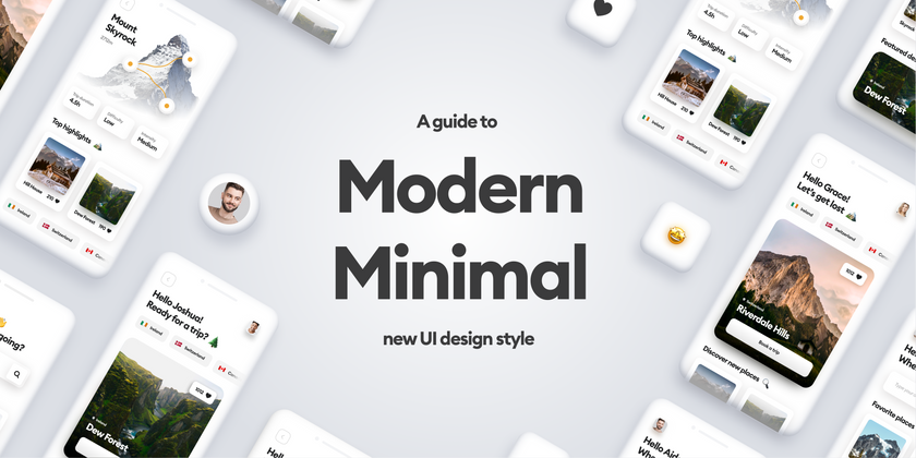 Cover image for Руководство по Modern Minimal стилю UI дизайна