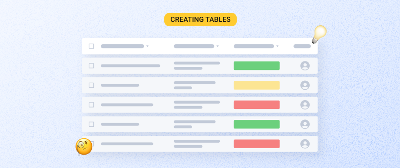 Cover image for Table UX design