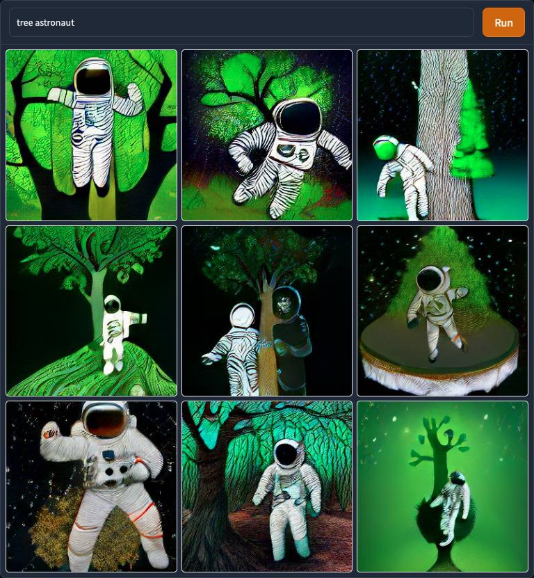 Дерево астронавт