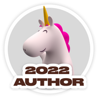 Author of the year 2022 badge