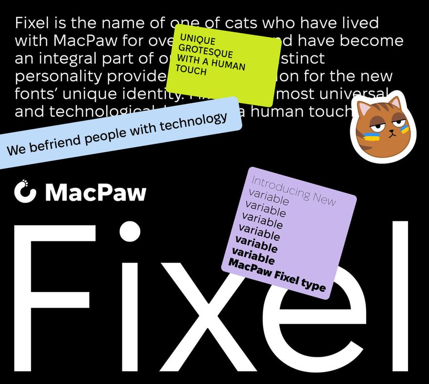 Шрифт Fixel