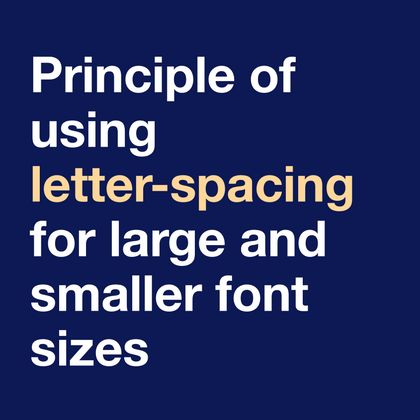 Cover image for Принципы использования межбуквенного интервала (letter spacing)