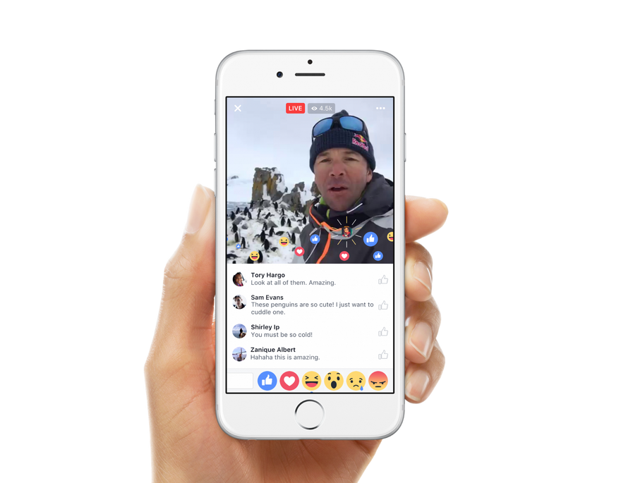 360-градусные видеоролики и Facebook Live