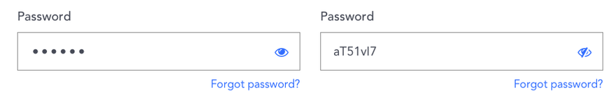 Позвольте пользователям видеть свои пароли