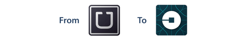 uber logo редизайн