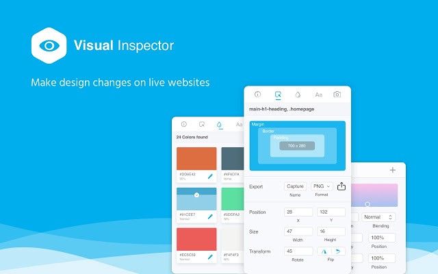 Расширение Chrome - Visual Inspector Colors