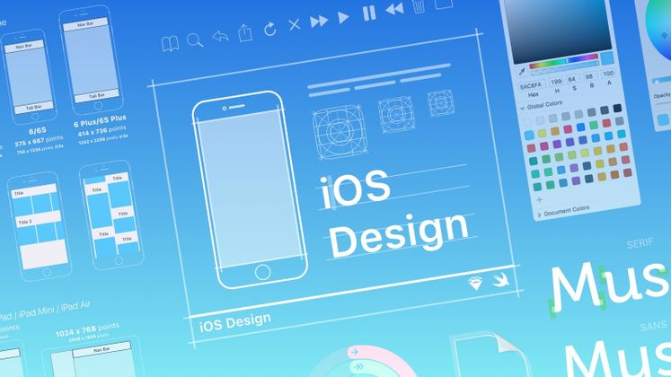 Cover image for Изучение цветов, типографики и принципов дизайна под Apple устройства