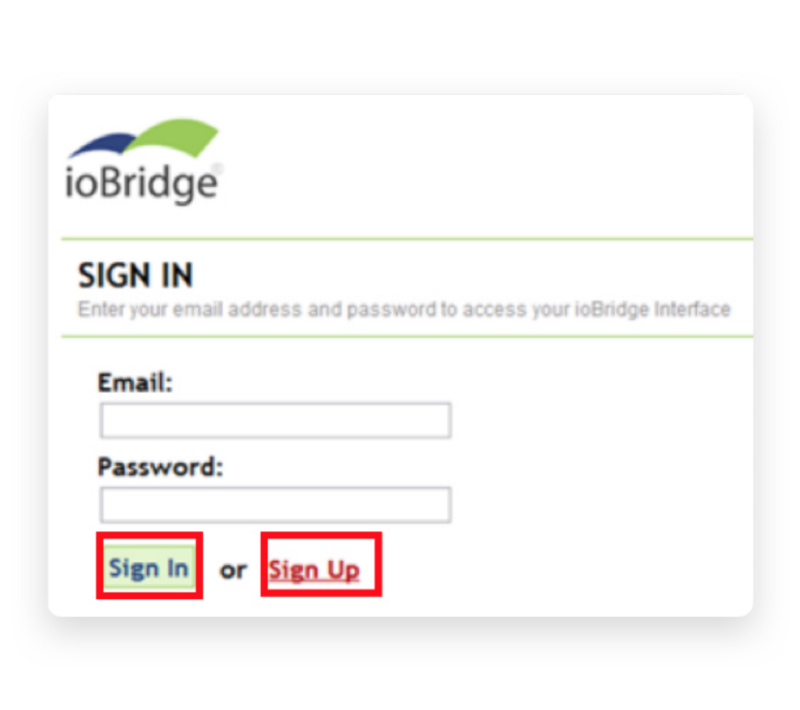 Вместо Sign Up, можно написать Register или Create an Account