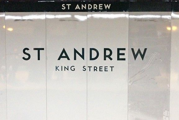 Toronto Subway шрифт