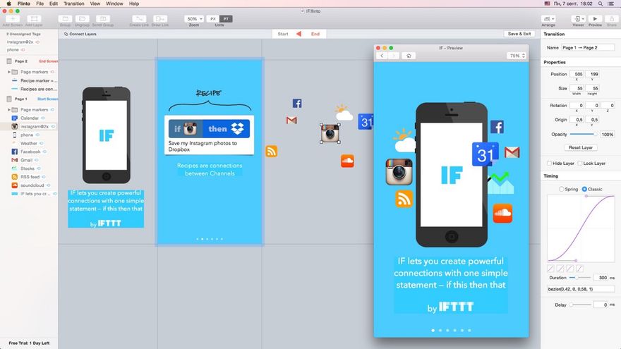 Flinto для Mac Mac-приложение с плеером для iOS.