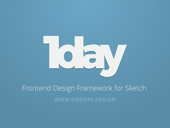 Cover image for Oneday - бесплатный дизайн фреймворк для Sketch