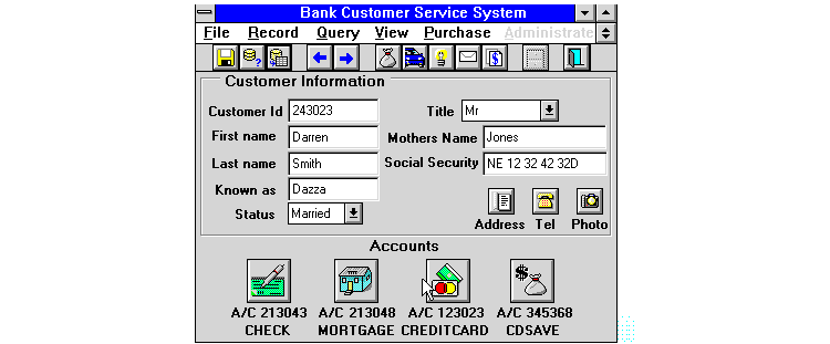 Bank Customer Service System